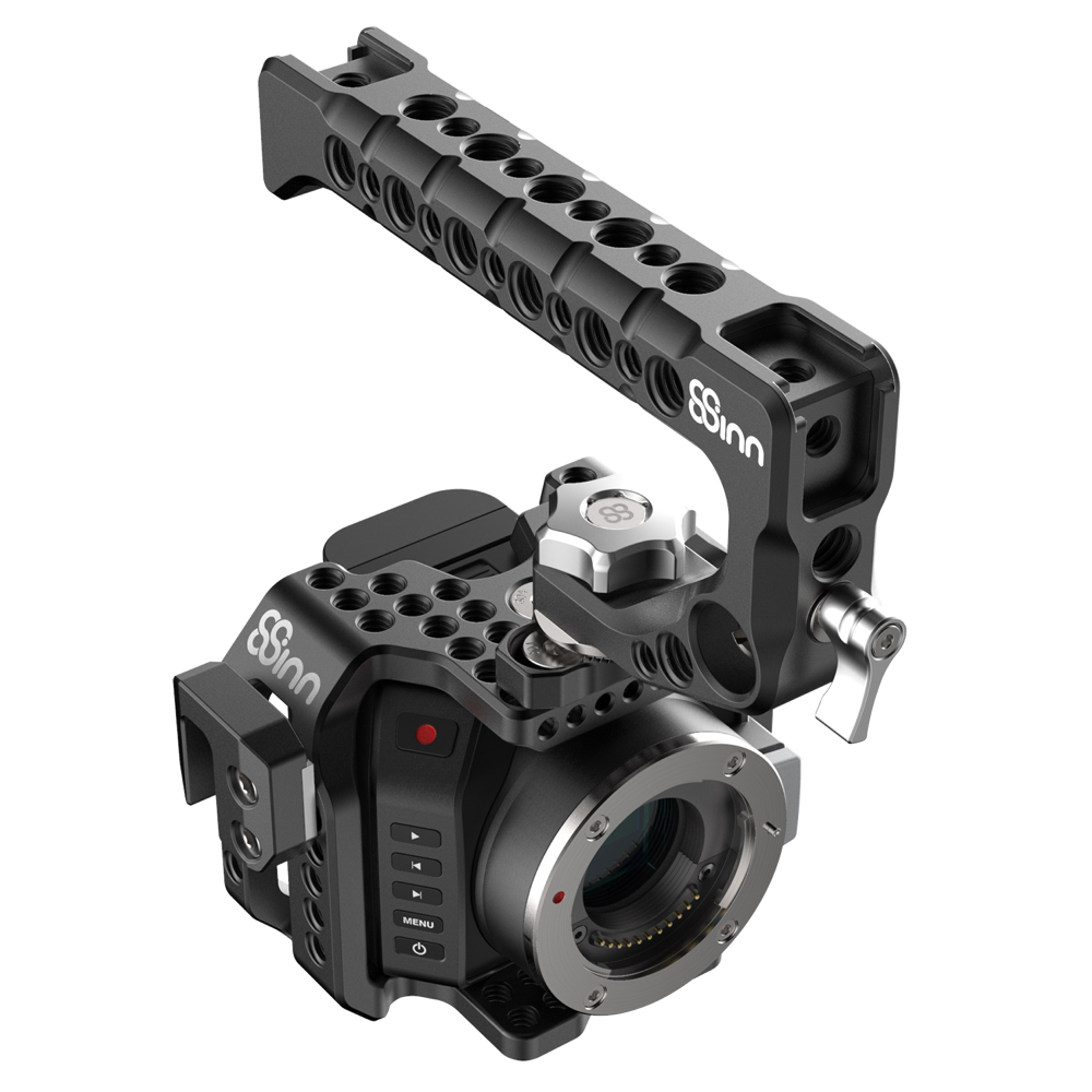 8Sinn Клетка для камеры Blackmagic BMCC MICRO  STUDIO с ручкой SCORPIO  купить в Фото Про Центр