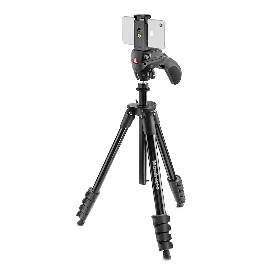 Штатив Manfrotto MKSCOMPACTACNBK Compact Action Smart штатив для телефона с  держателем купить в Фото Про Центр